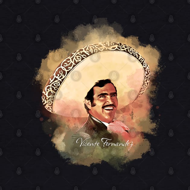 Vicente Fernandez Artwork by Sauher